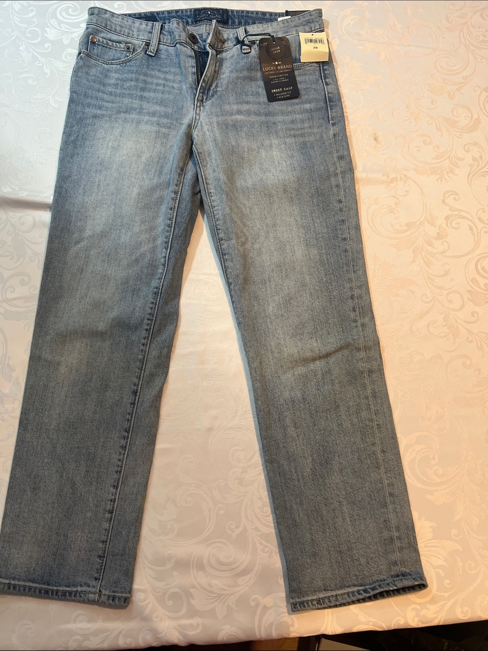Lucky Brand Women's Light Wash Straight-Leg Jeans